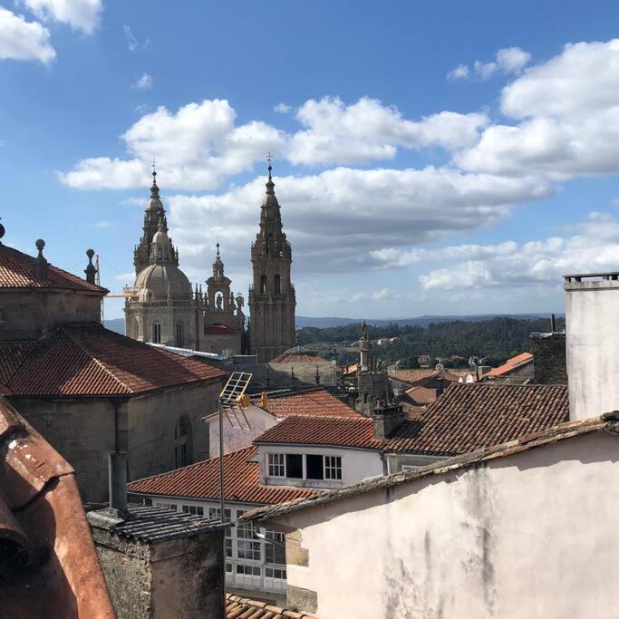 Atico Casco Antiguo En Plaza Cervantes Santiago de Compostela Exterior photo